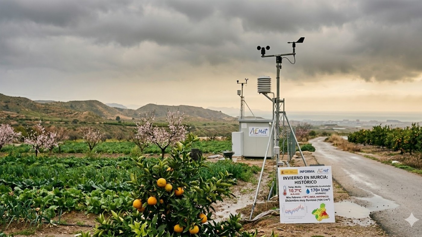 Las temperaturas elevadas y las abundantes lluvias definen el sexto invierno más cálido en 65 años en la Región 