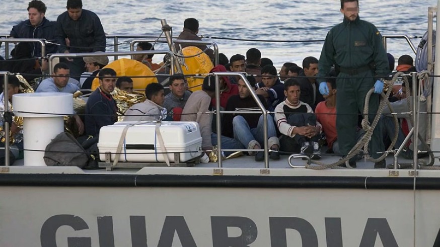 Patera interceptada por la Guardia Civil