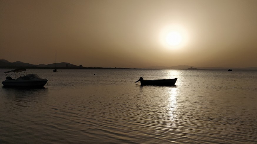 Puesta de sol en el Mar Menor