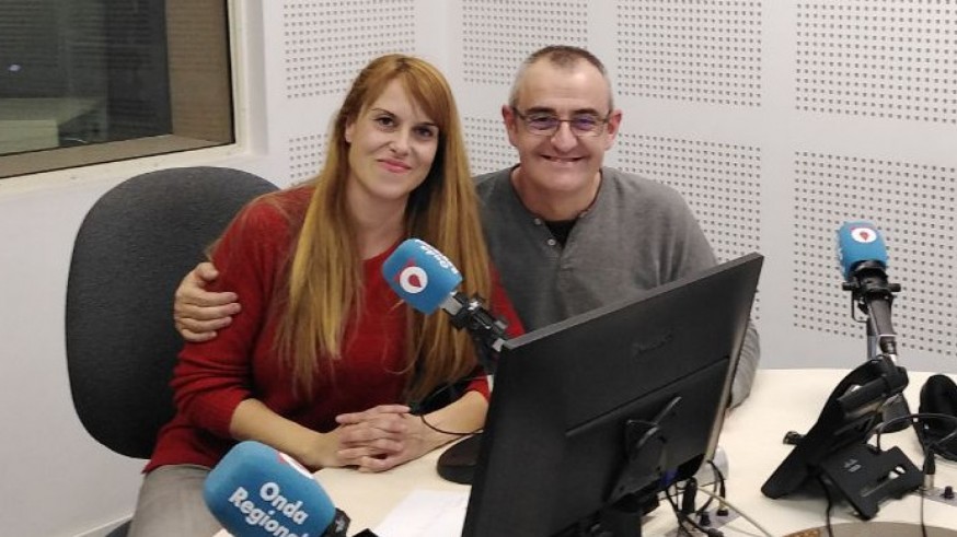 César Nebot con Lucía Hernández en el programa Afectos Especiales