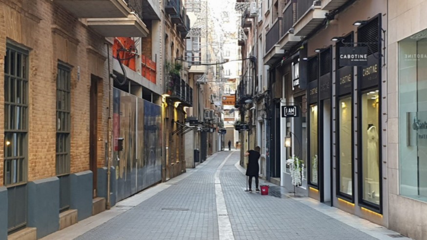 Imagen de una calle de Murcia. Foto. ORM