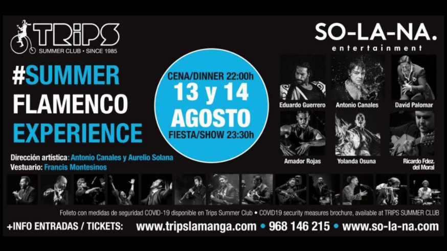 EN MI MALETA DE VIAJE. 'Summer Flamenco Experience' llega a La Manga