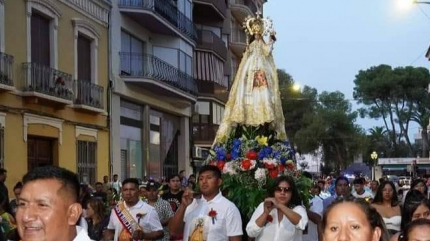Los latinos de Jumilla celebran a la Virgen del Cisne