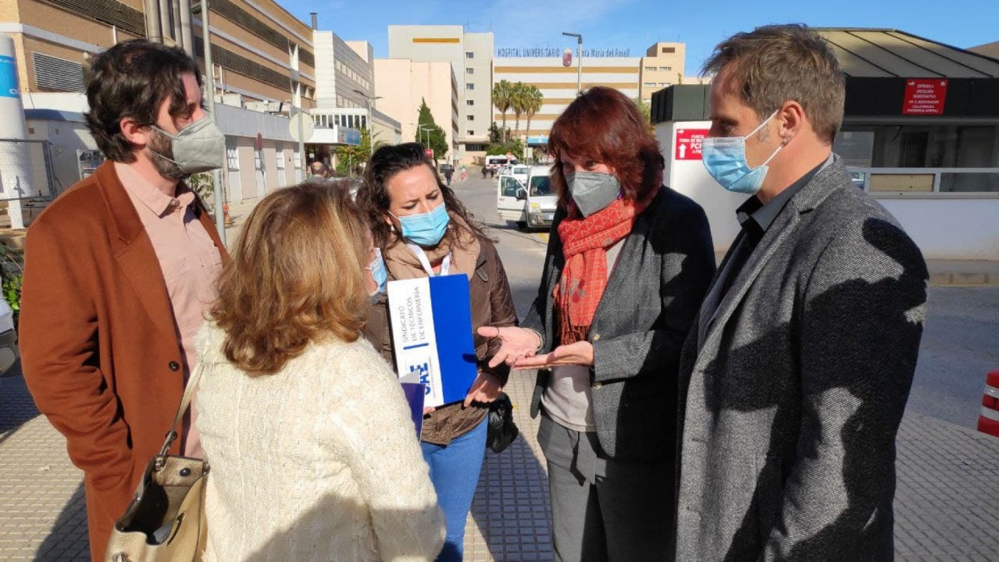 Podemos denuncia un recorte de 60 millones de euros para refuerzos sanitarios covid en 2022 en la Región de Murcia