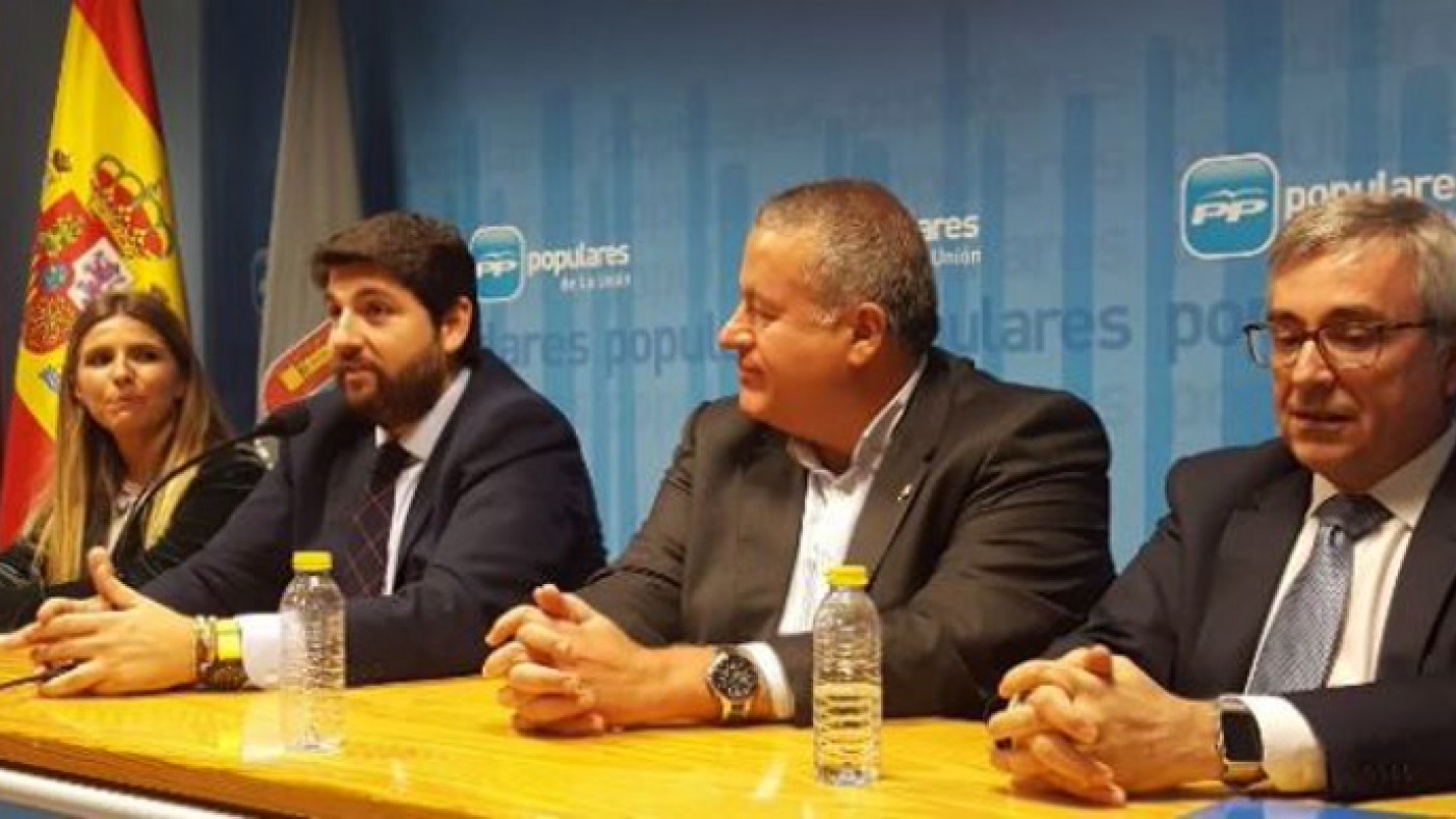 El presidente de la Comunidad, Fernando López Miras, se reúne el jueves con Mariano Rajoy