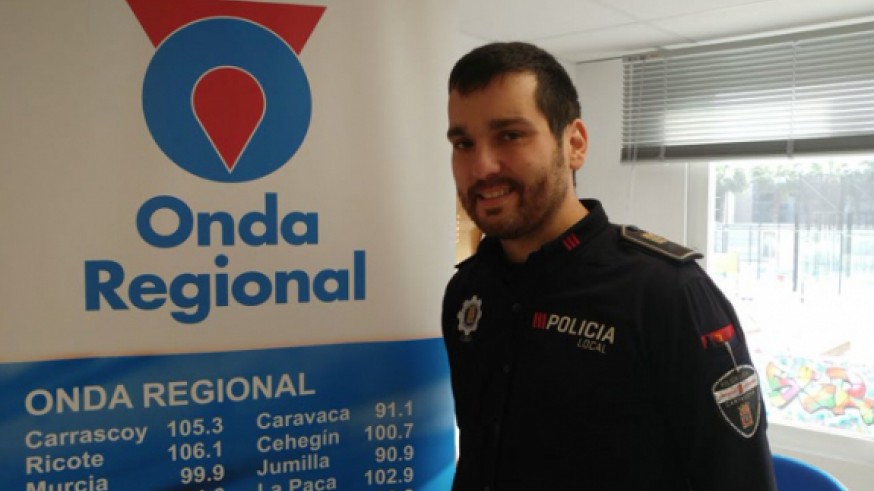 Víctor Navarro, policía local de Cartagena