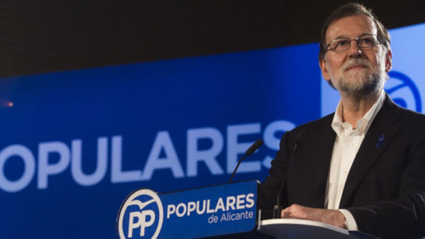 Mariano Rajoy clausura un acto público del Partido Popular en Alicante. PP