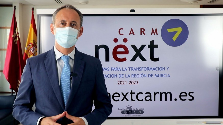 Javier Celdrán en la presentación de Next Carm
