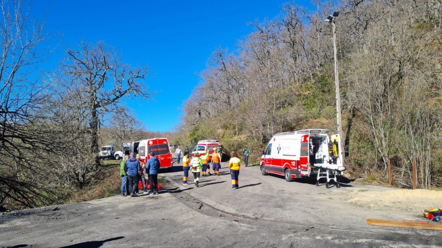 Cinco muertos y cuatro heridos en la explosión de una mina en Asturias