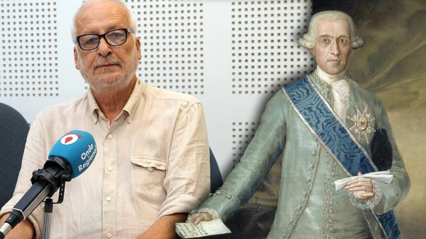 Manuel Muñoz Zielinski y retrato del conde de Floridablanca