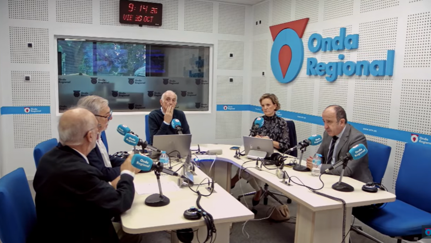 Pedro Antonio Ríos, Pilar Fernández, Javier Adán y Juanjo García Escribano analizan las noticias del día en Onda Regional de Murcia