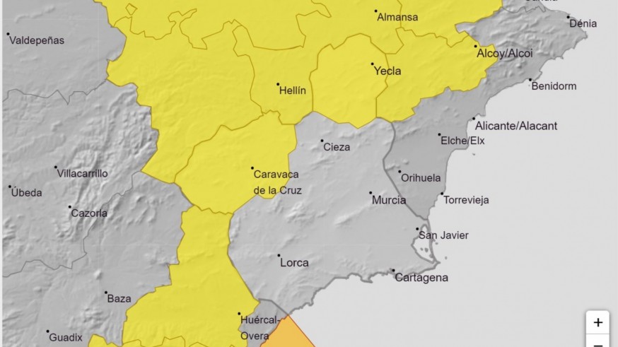Aemet emite para este sábado un aviso amarillo por viento en el Altiplano y el Noroeste