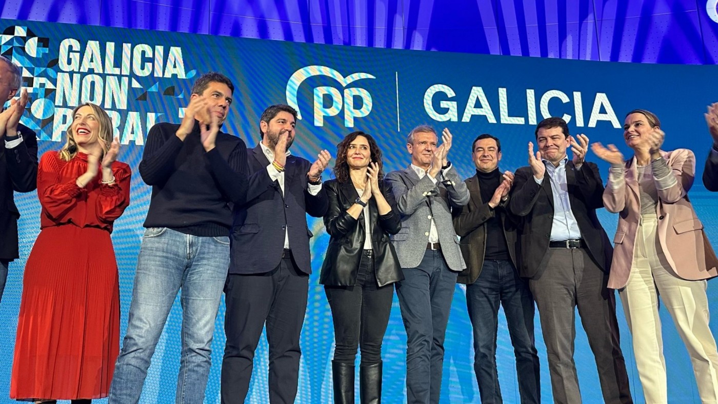 Los presidentes autonómicos del PP celebran la victoria de Rueda en Galicia