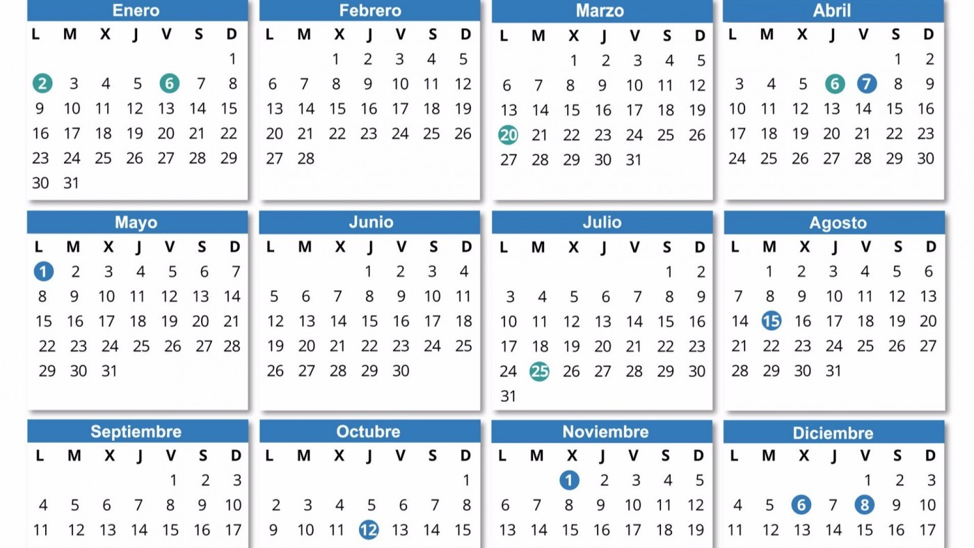 Calendario laboral 2023: días festivos y puentes en la Región de Murcia