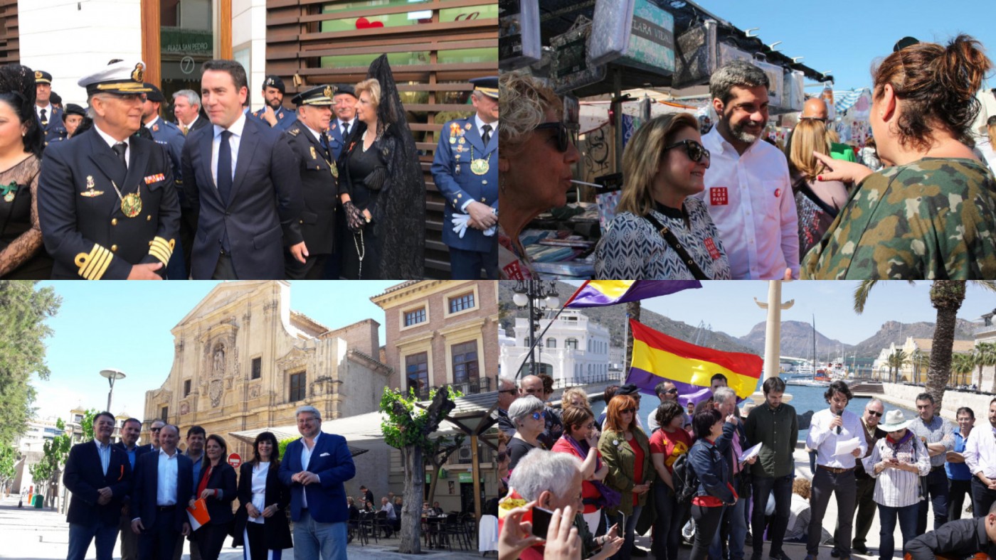 Agenda de los candidatos al Congreso por Murcia. 