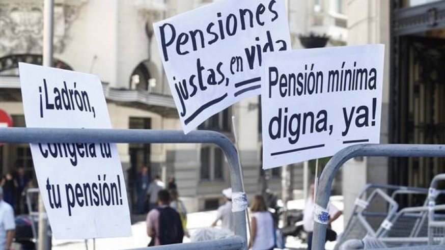 Protesta de los pensionistas