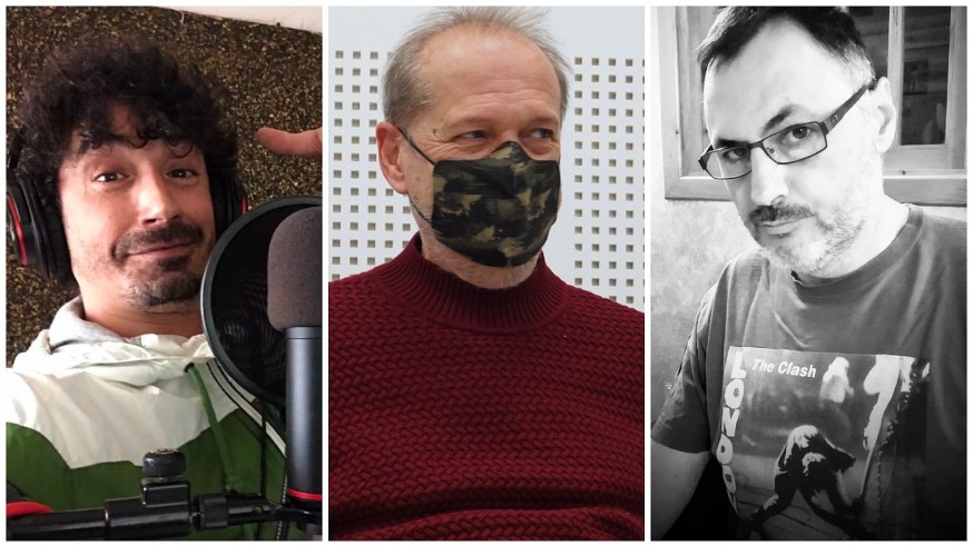 Fran Ropero, Román García y Juan Antonio Sánchez JASS