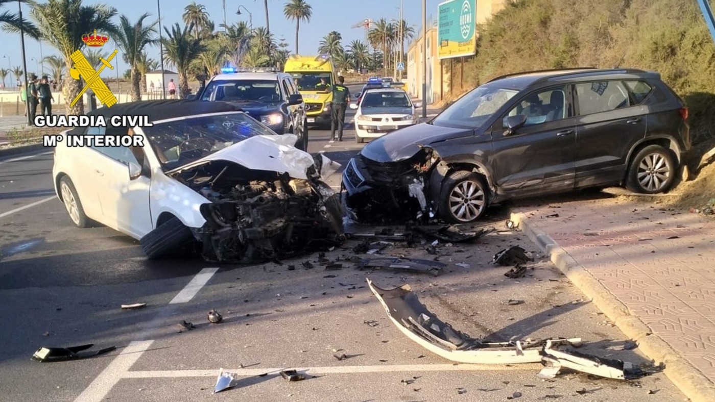 Detenido en Mazarrón tras robar dos vehículos con violencia y provocar un siniestro vial