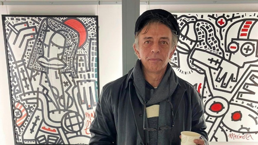 Toni Marmota, bajista de La Frontera, expondrá sus dibujos en el Colegio Oficial de Gestores Administrativos