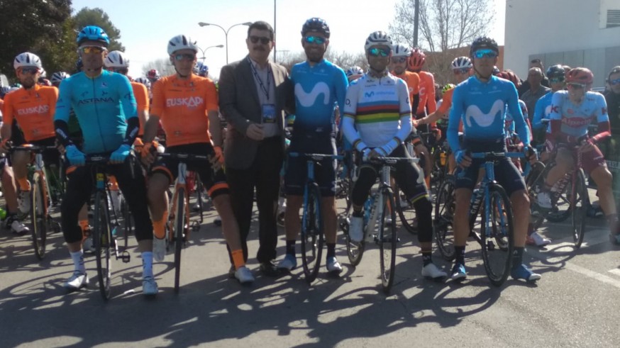 Pello Bilbao, del Astaná, gana en San Javier y es líder de la Vuelta a Murcia
