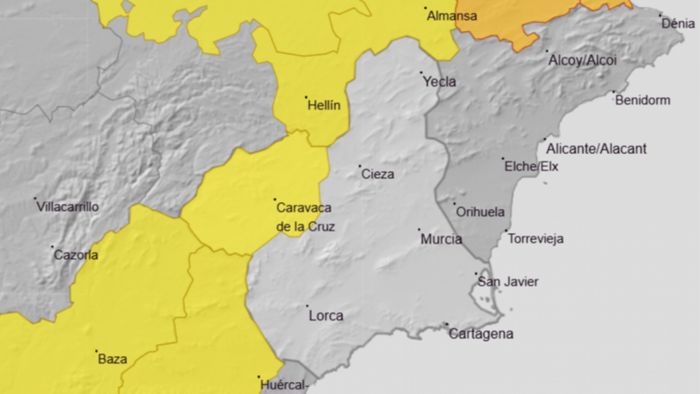 La Aemet activa el aviso amarillo por lluvias en el Noroeste