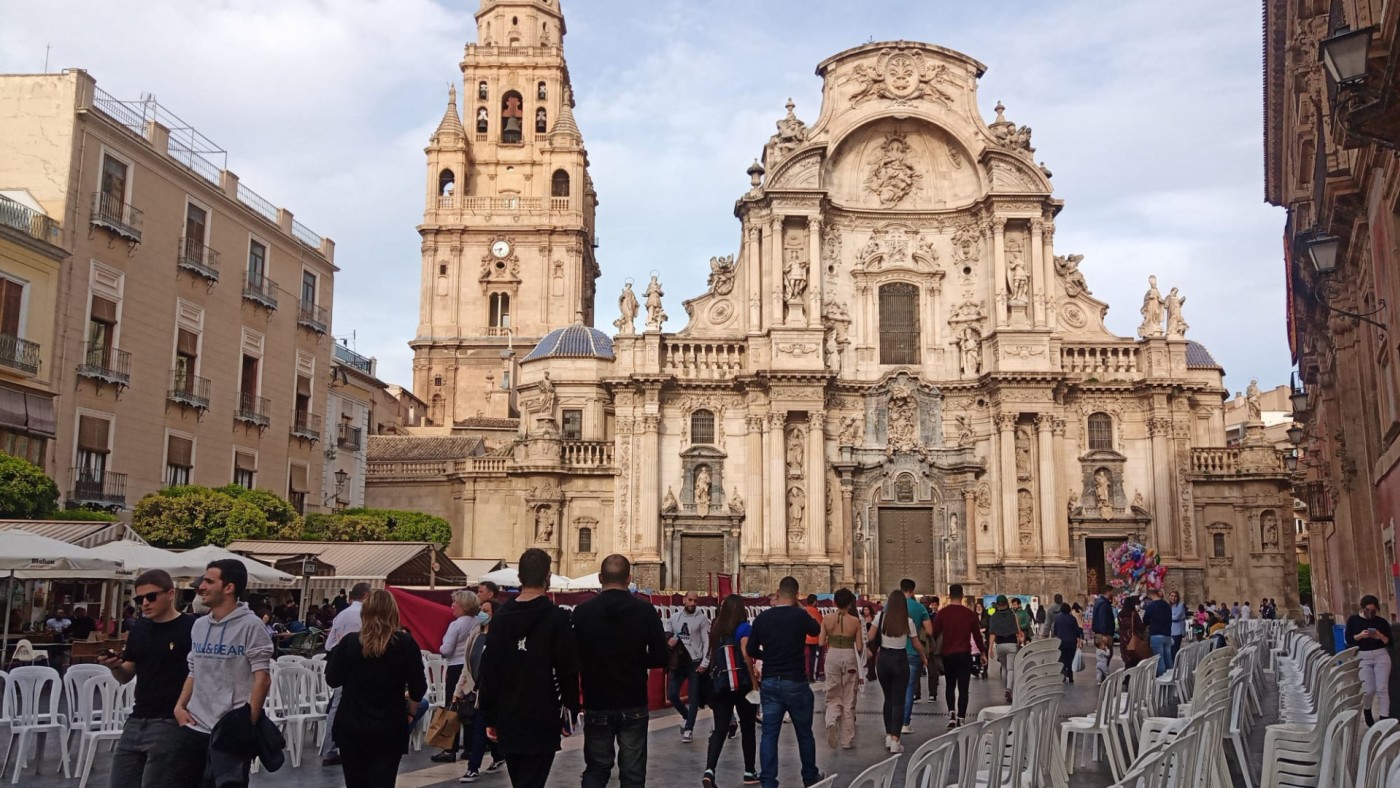 Murcia mejora los datos de ocupación hotelera para Semana Santa en un 6,35 por ciento respecto a 2019