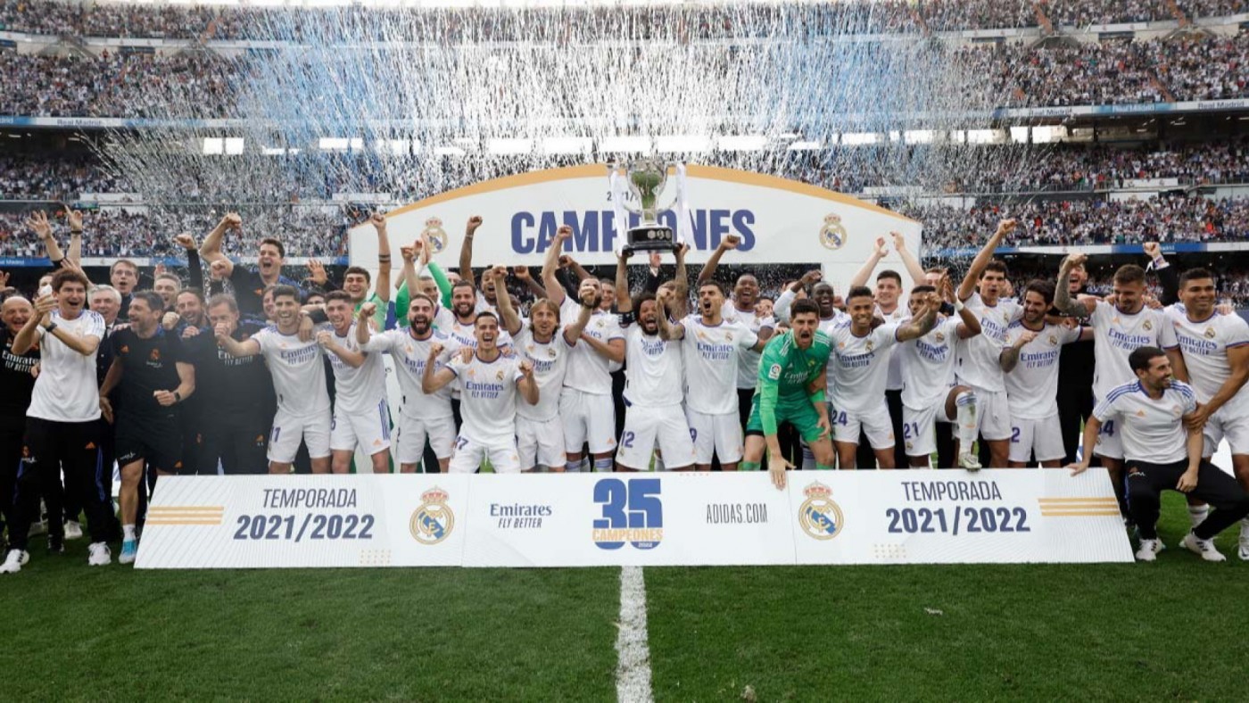 Cambio límite dividendo El Real Madrid, campeón de Liga | ORM
