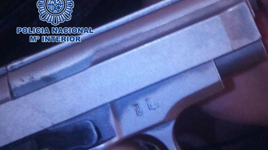 Arma simulada utilizada en uno de los robos