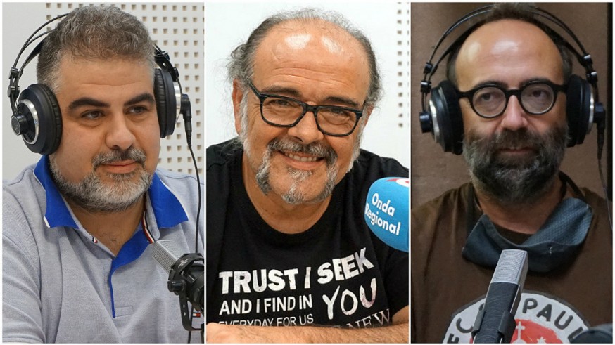 Laureano Buendía, Antonio Saura y José Daniel Espejo