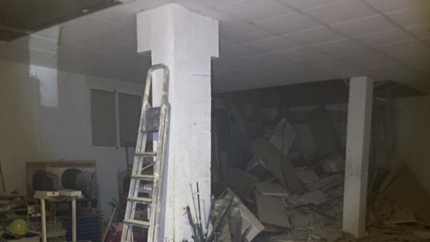 Un herido al colapsar varias habitaciones de un edificio de La Unión