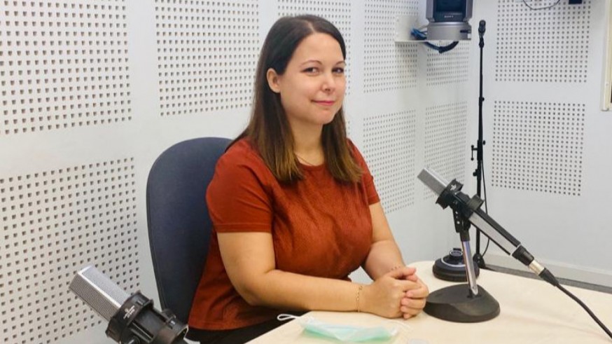 PLAZA PÚBLICA. Lidia Machín padece el Síndrome de Cogan, una enfermedad minoritaria con unos 300 casos en el mundo