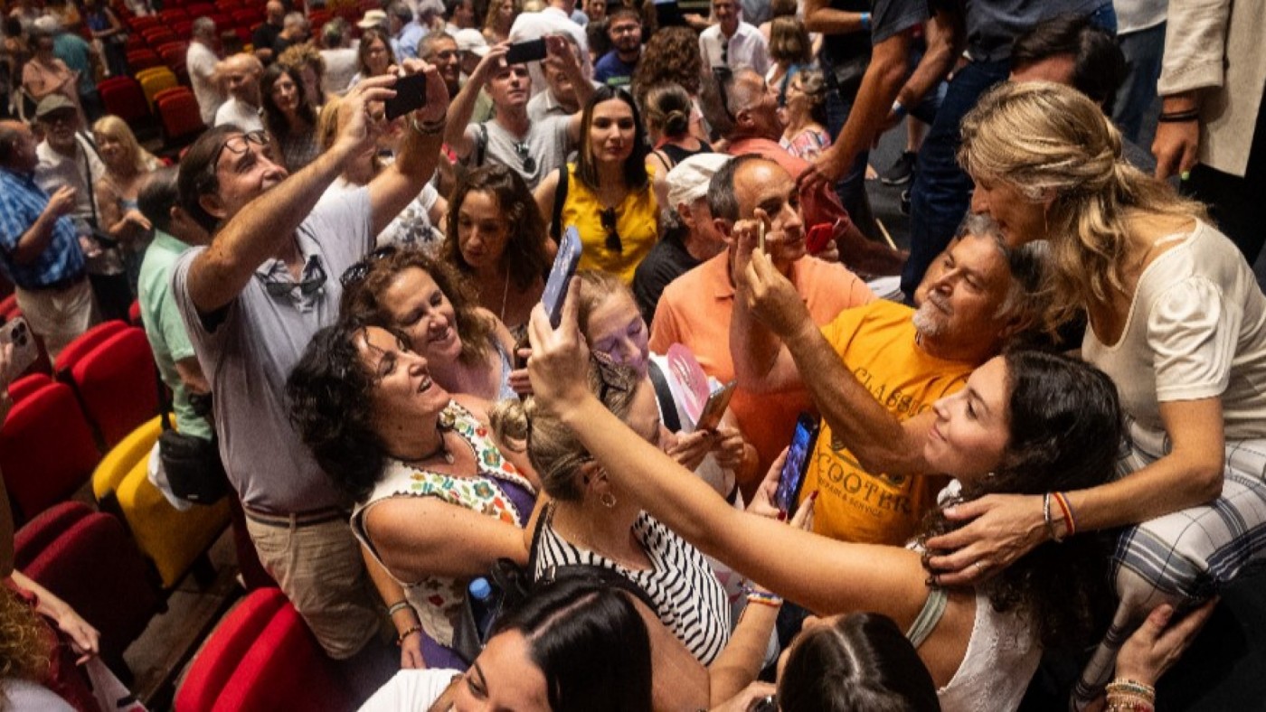 Yolanda Díaz pide el voto a los "decepcionados con el PSOE"