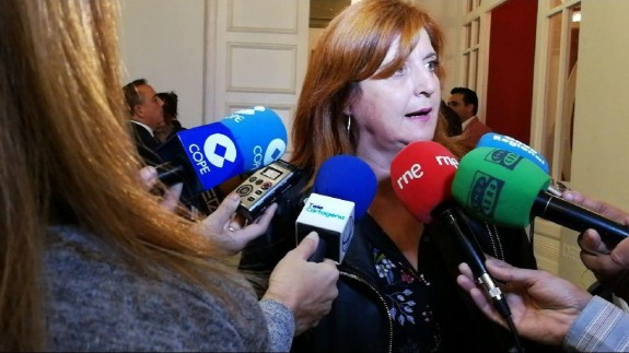 Pilar Marcos, portavoz y candidata a la alcaldía por Podemos Cartagena