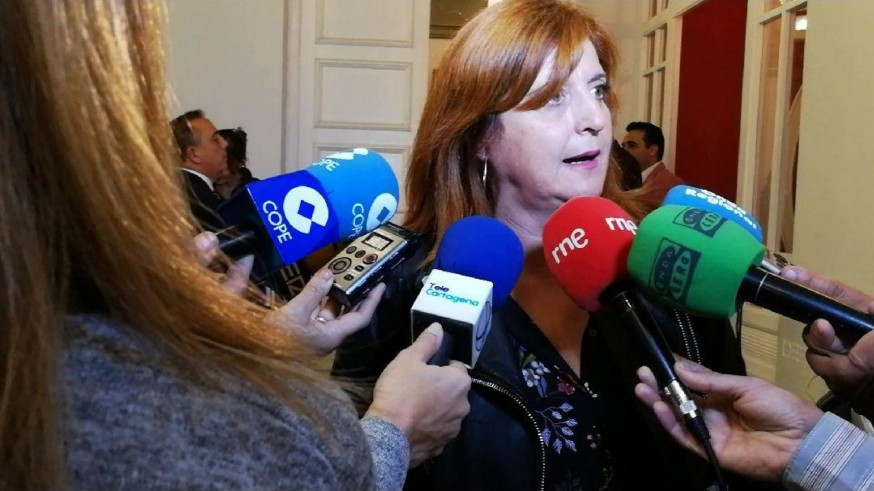 Pilar Marcos, portavoz y candidata a la alcaldía por Podemos Cartagena