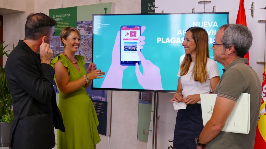 Una aplicación móvil permitirá notificar la presencia de plagas en los espacios públicos del Ayuntamiento de Murcia