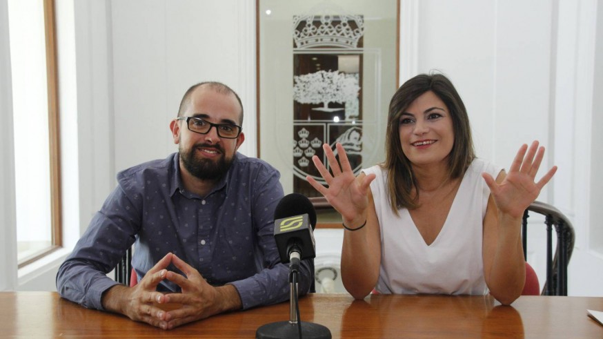 Joaquín Rubio e Inmaculada Sánchez Roca en rueda de prensa