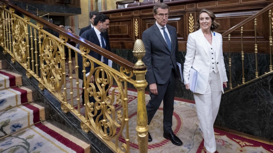 Gamarra reprocha a Sánchez que la división del Ejecutivo genera debilidad a España