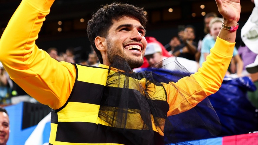 Carlos Alcaraz, un lustro en las semifinales de Indian Wells