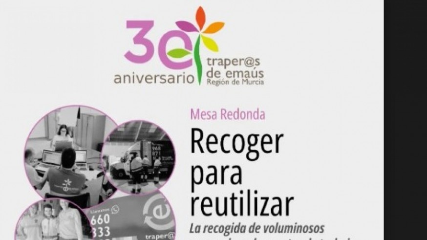 'Recoger para reutilizar': economía circular e inclusión social se dan cita en una mesa redonda en Molina de Segura