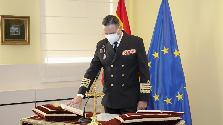 El almirante murciano Aniceto Rosique toma posesión como director general de Armamento del ministerio de Defensa