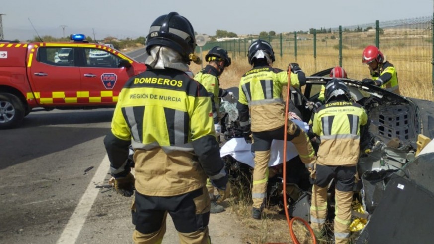 Muere una persona en un accidente de tráfico en Lorca