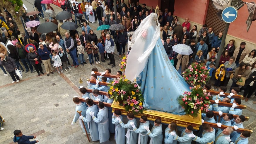 Suspenden en Archena la procesión y adelantan la de Cartagena por la lluvia