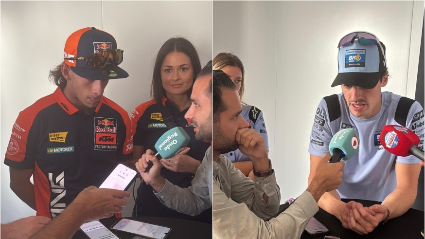 Acosta cumple en Misano y pasa a la Q2. Aldeguer, a la repesca