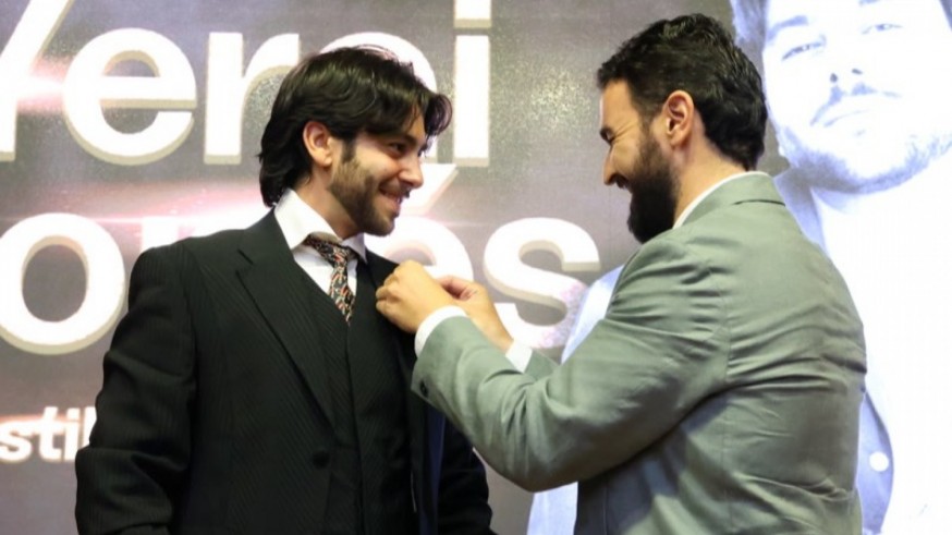 GALERÍA | Yerai Cortés recibe el ‘Castillete de Oro’ del Festival de Cante de las Minas