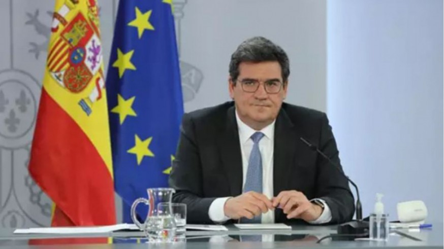 El ministro José Luis Escrivá, en la rueda de prensa del Consejo de Ministros. EUROPA PRESS