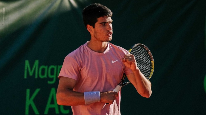 Carlos Alcaraz, en Oeiras