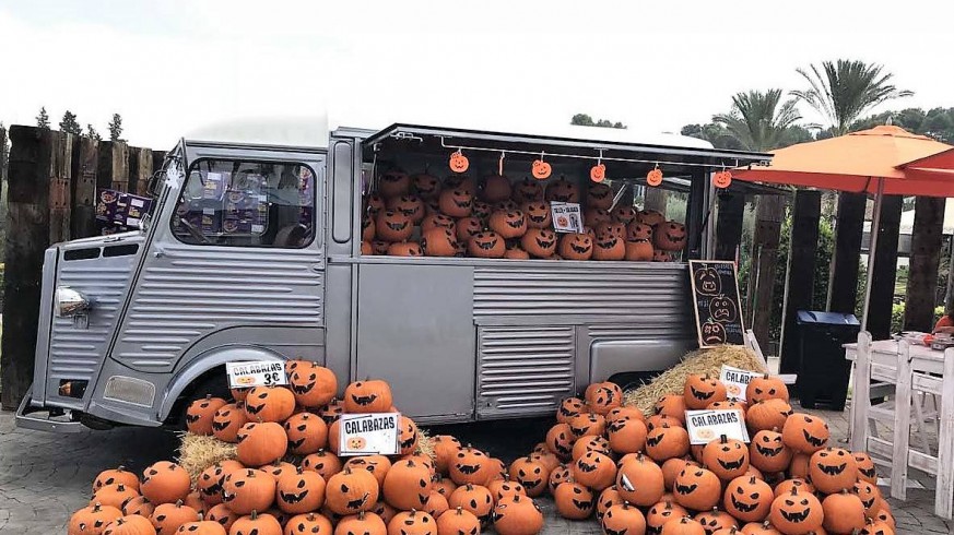 Calabazas por Halloween en el RIN-RAN Market 