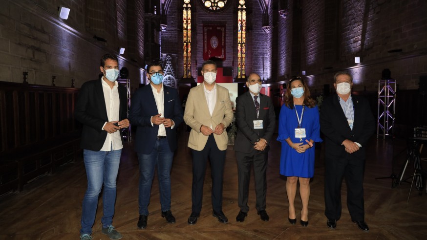 La delegación de Caravaca de la Cruz en la Catedral de Pamplona