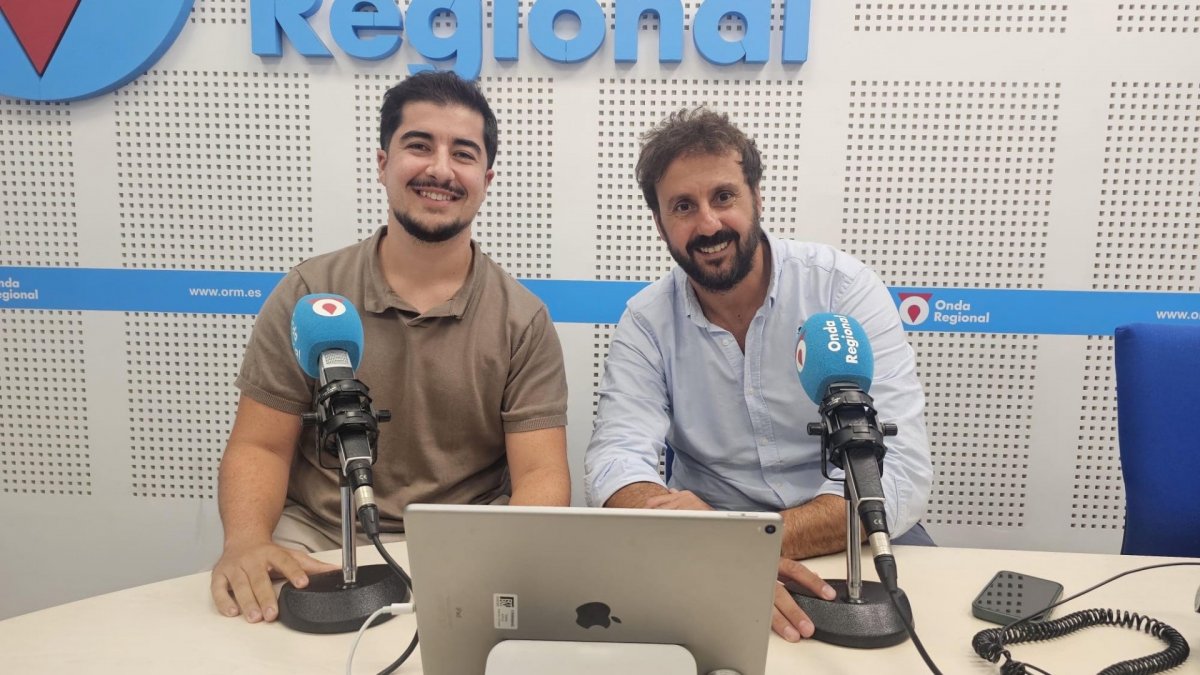 Imagen de la entrevista a LA RUEDA en Onda Regional de Murcia