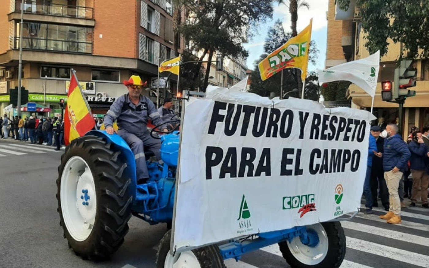 GALERÍA | La manifestación de los agricultores en imágenes